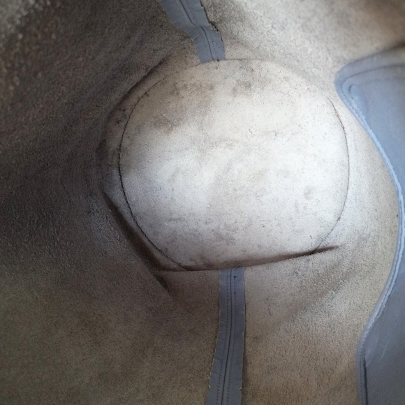 Coach #9085 "Duffle Sac" in Rare Periwinkle Leather, Made in the USA 1997. - Picture 10 of 12